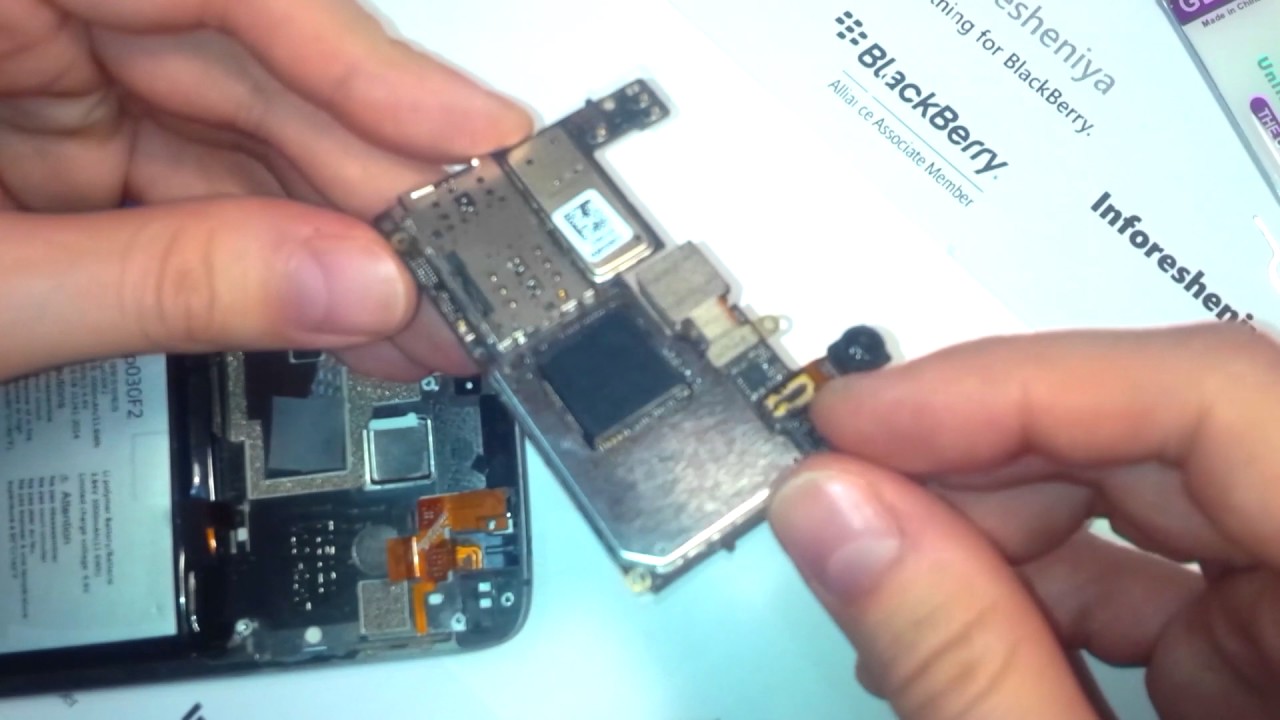 Инструкция по разборке BlackBerry DTEK60