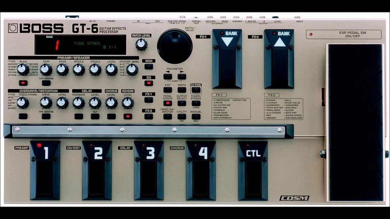 Tone Based - Boss GT6 - Boss Metal Lead patch