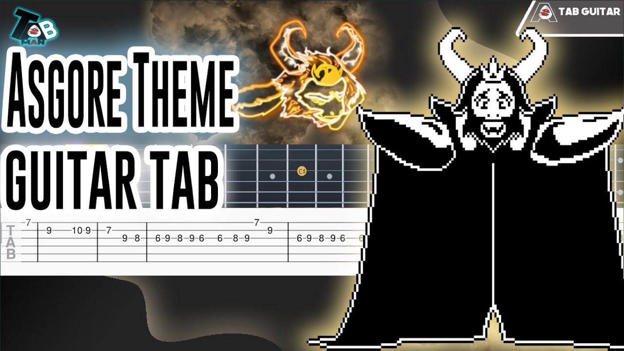 Undertale - Asgore Theme Guitar Tab Tutorial
