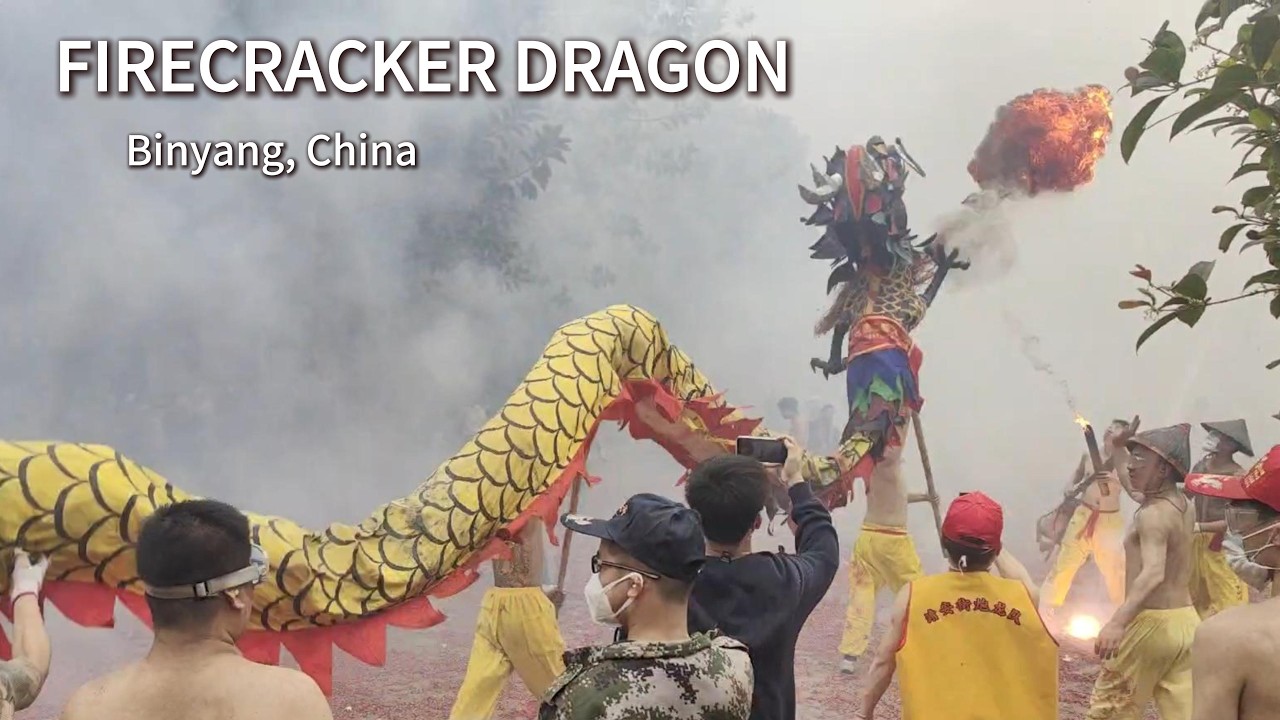 Inside China’s Firecracker Dragon Festival | Binyang Paolong Festival