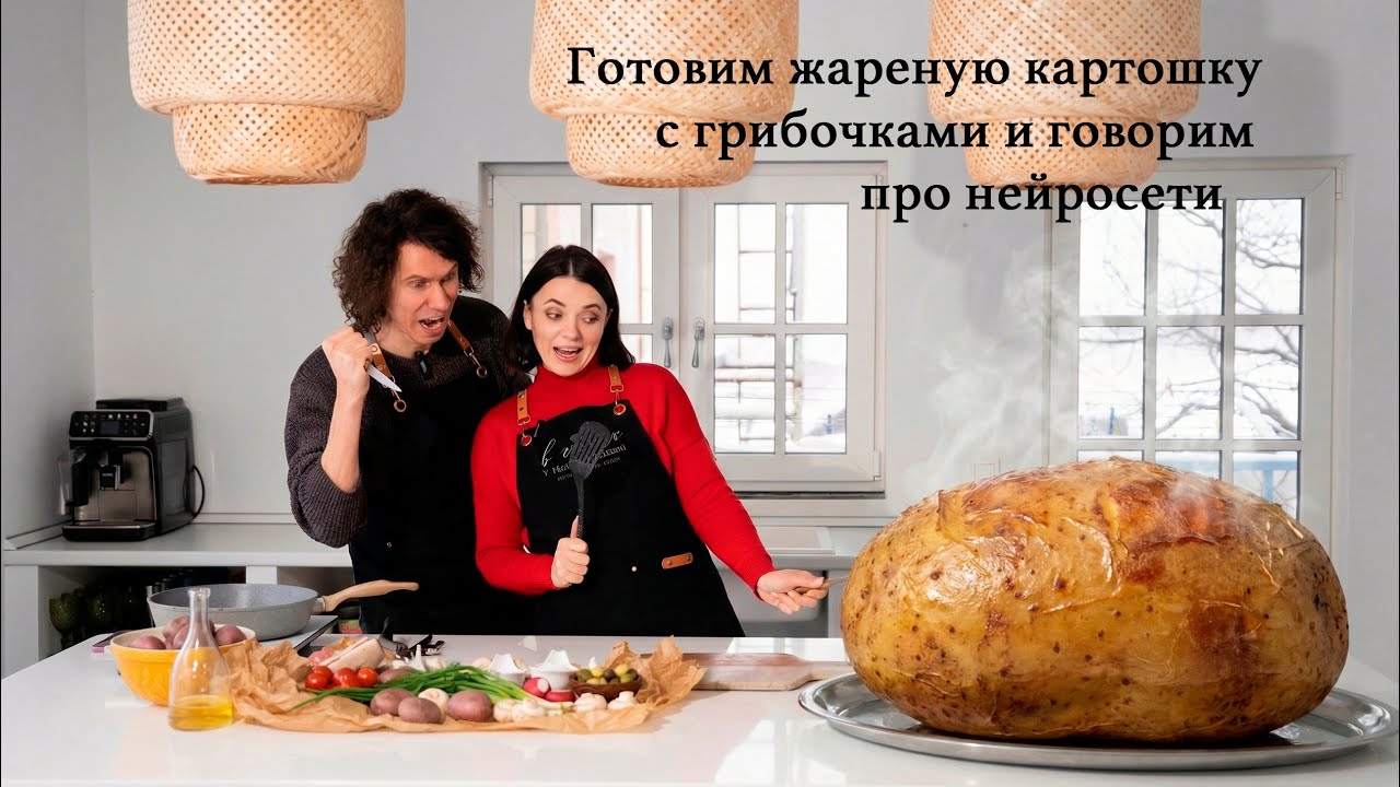 Готовим жареную картошку с грибочками и говорим про нейросети 