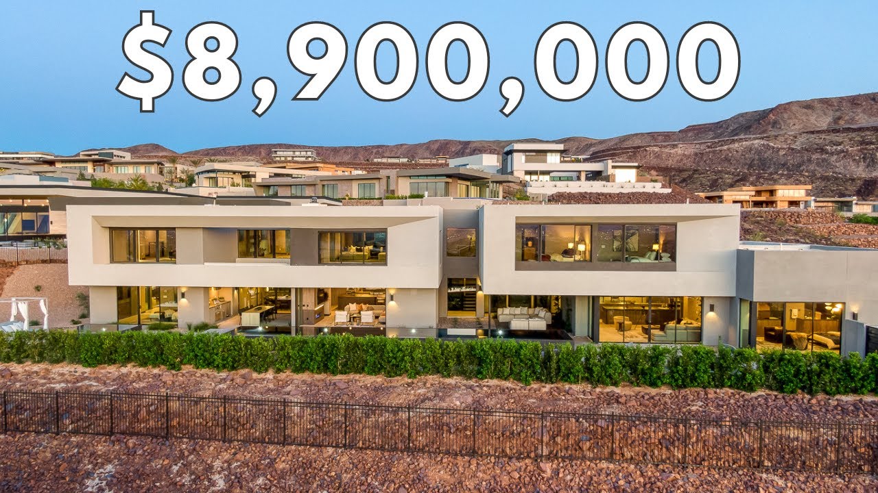 Inside an $8,900,000 Cliffside Estate with Breathtaking LAS VEGAS Views   |  Jessica Ream Homes