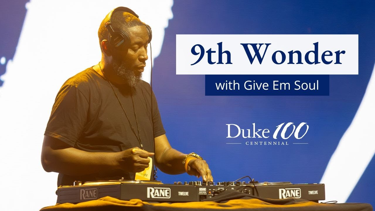 9th Wonder Performs at Duke Centennial Celebration