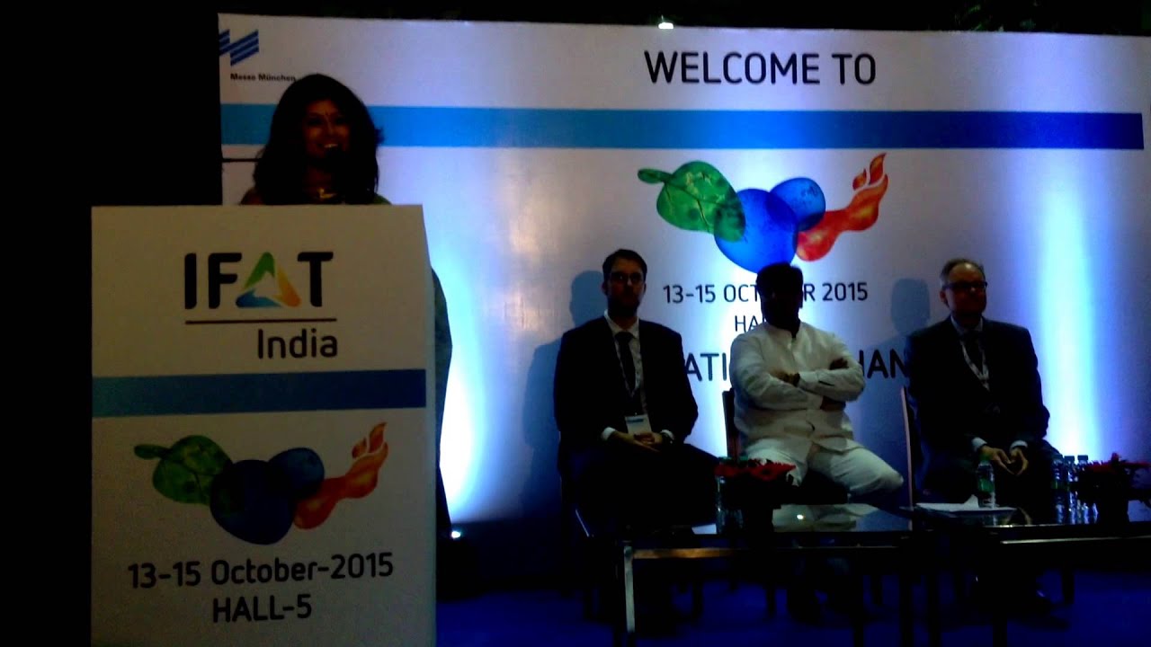 Inauguration of IFAT Trade Fair in Mumbai, India Oct. 2015