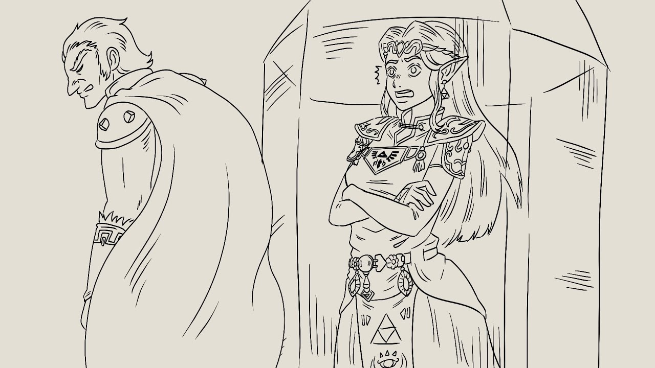 Zelda Needs To Use Ganons Toilet | Zelda Animated Comic [Inktober 2021]