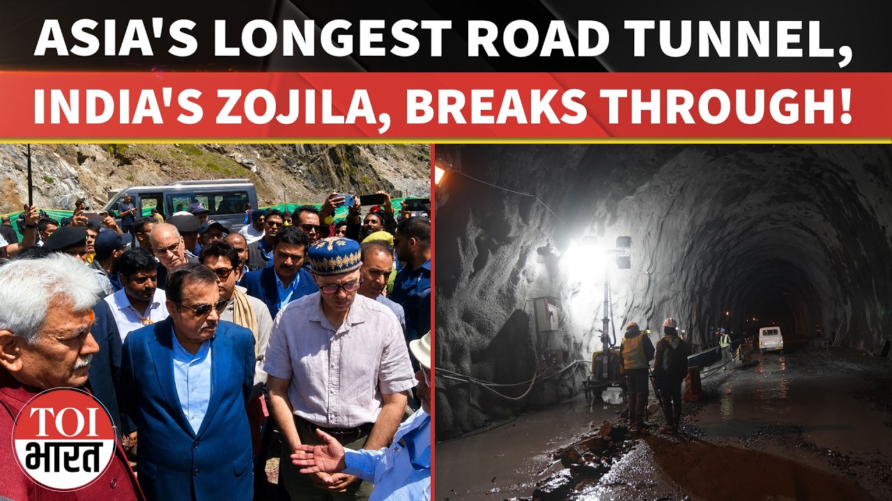 Zojila Tunnel Breakthrough: Asia's Longest Bi-Directional Road Tunnel Nears Reality |Gadkari Attends