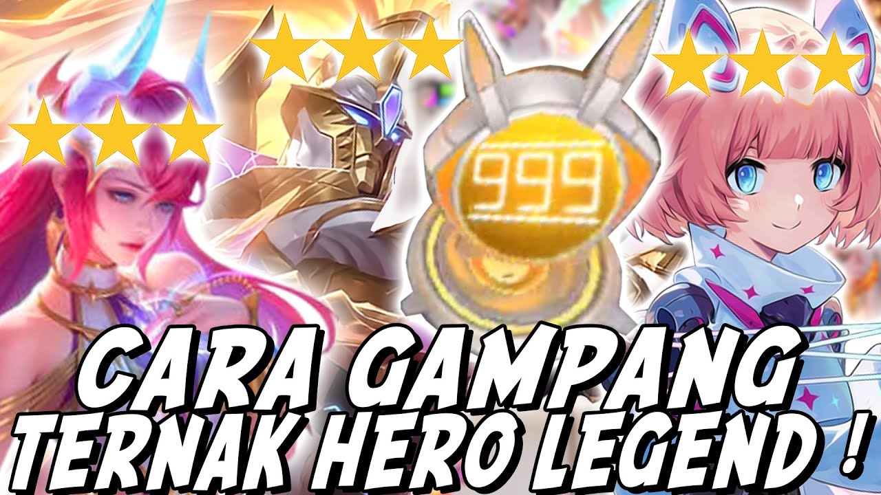 TUTORIAL TERNAK HERO LEGEND BINTANG 3 ! LANCE + 33% CHANCE ROLL+999 STACK ASPIRANT ! AUTO BINTANG 3!