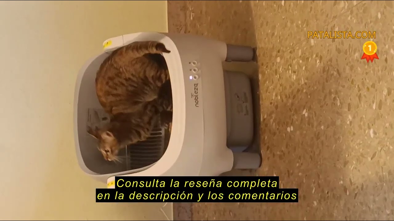 Reseña del Nobleza Arenero Autolimpiable SL03 para Gatos - Caja de Arena Automática con Control por