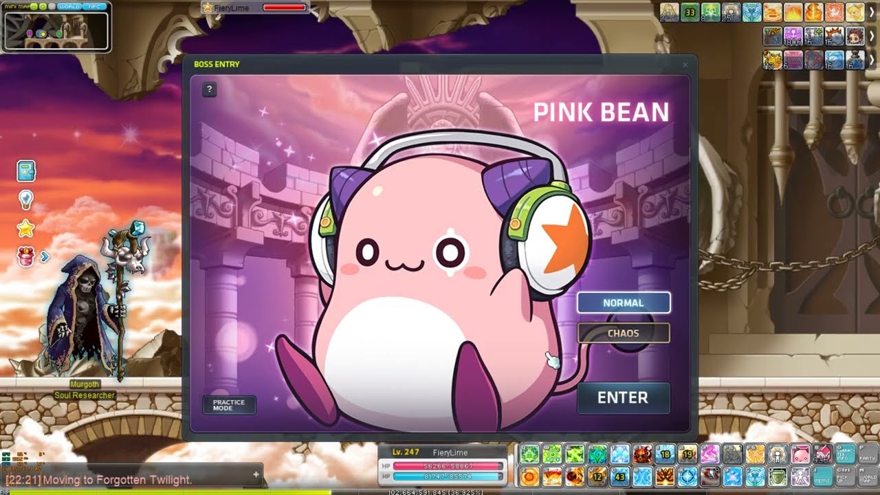 MapleStory Kronos Fire/Poison Mage Bossing - normal Damien/Lotus.
