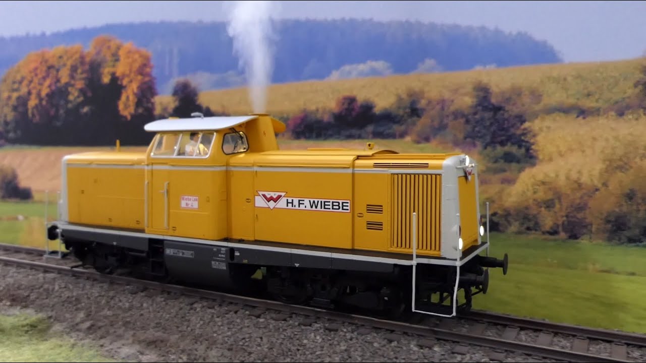 Diesellok V 100.20 Baureihe 212 Wiebe-Privatbahn in 1:32 / Spur 1 von KM1 Modellbau – Wiebe Lok Nr 4