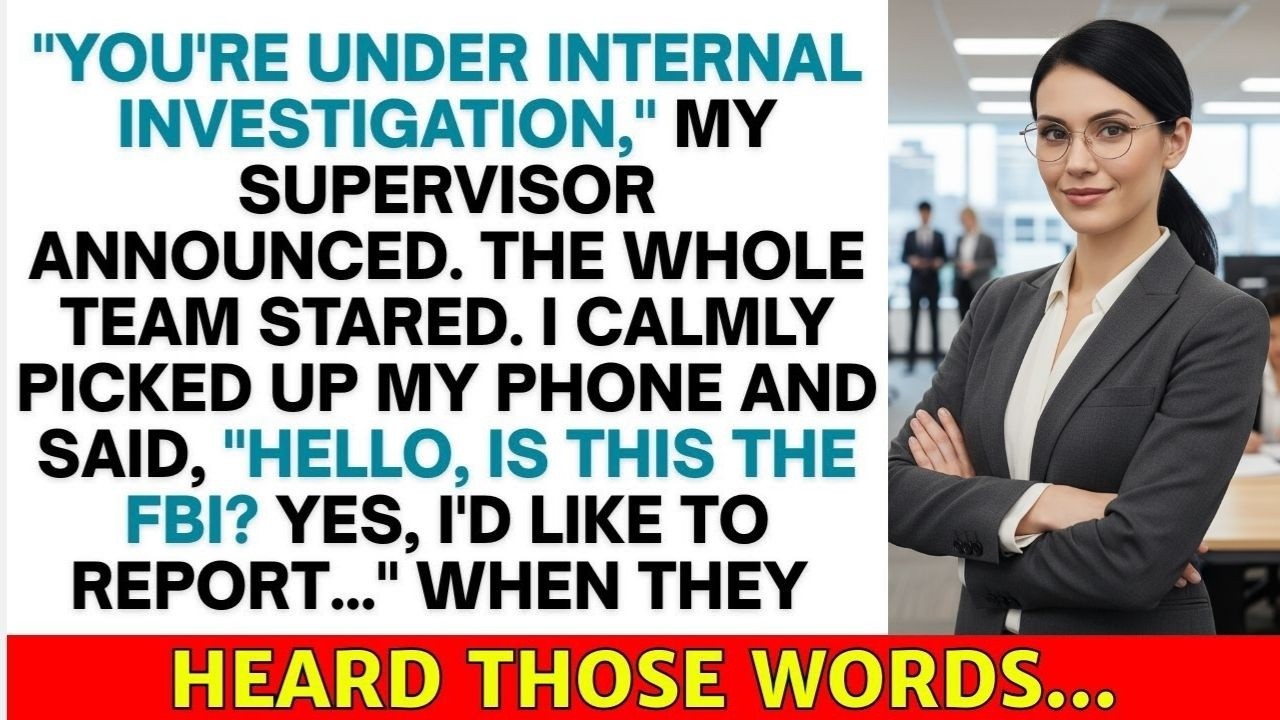 My Manager Said I Was Under Investigation—So I Called My Real Employer