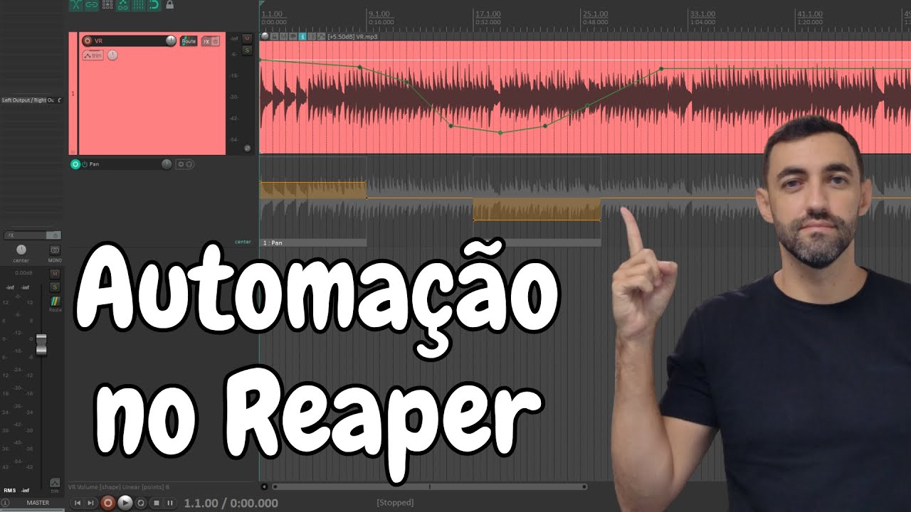 Como fazer Automação no Reaper