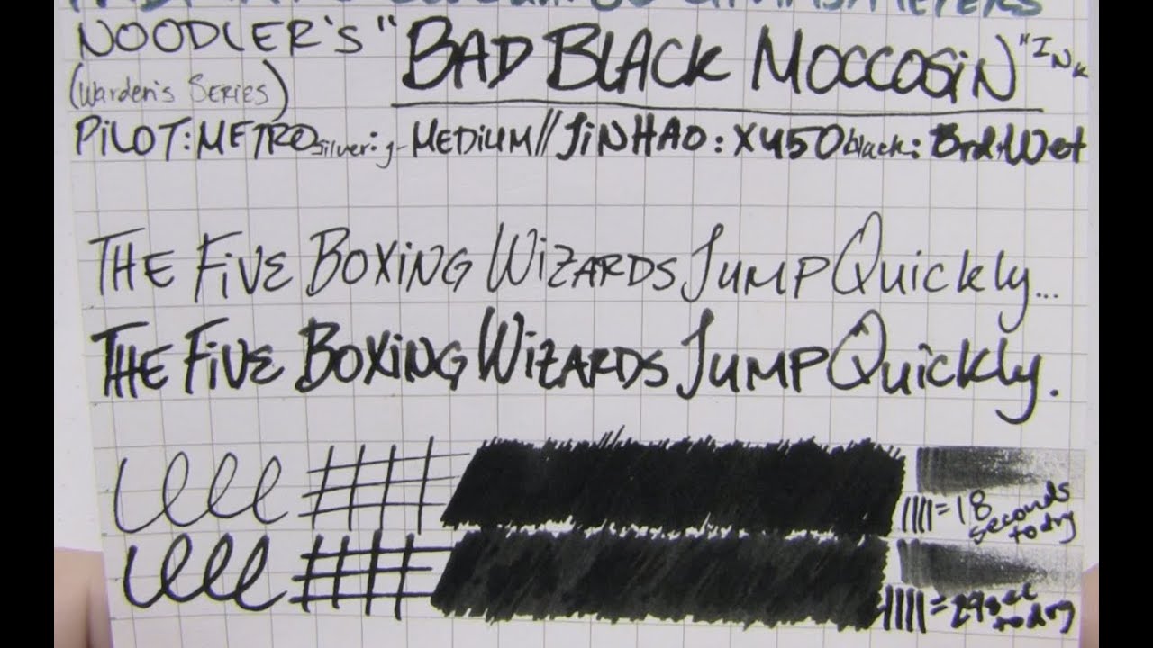 Ink Review: Noodler's (Warden's Series) 