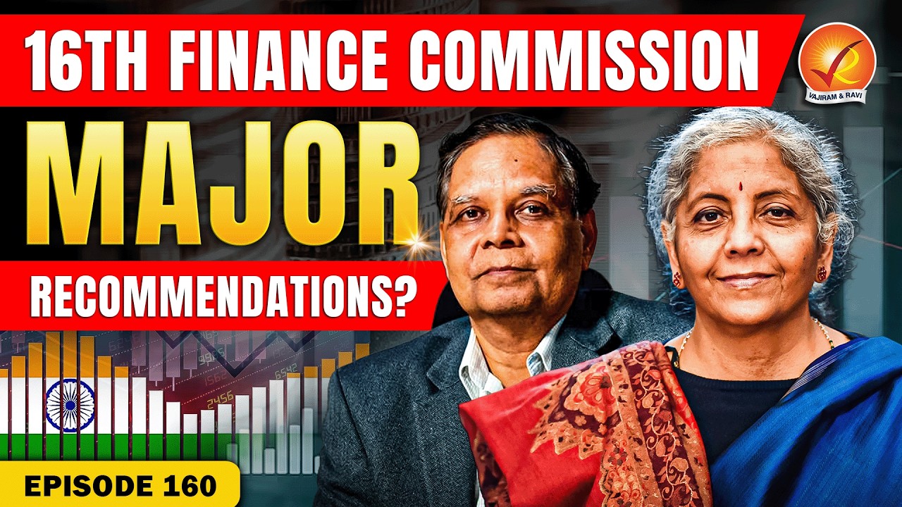 Top 10 Key Recommendations of the 16th Finance Commission| 41% State Share, New GDP Formula & No RDG