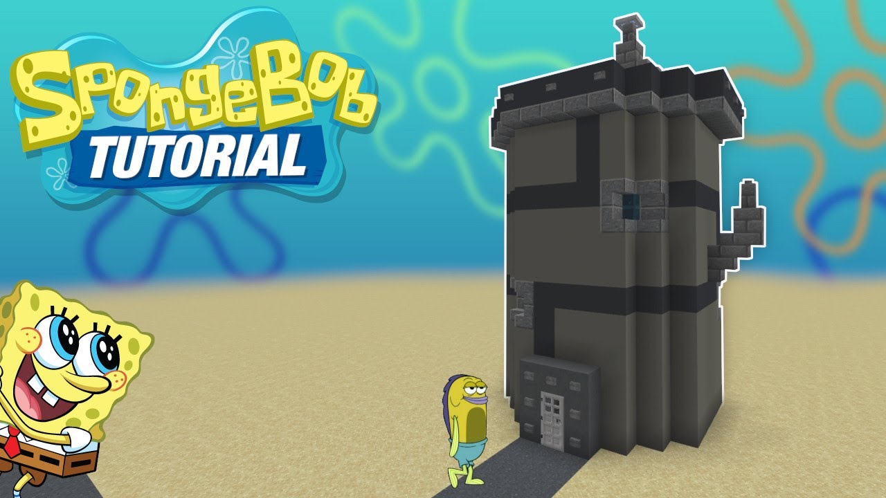 Minecraft Sponegbob Schwammkopf | Tutorial vom ein Bikini Bottom Haus