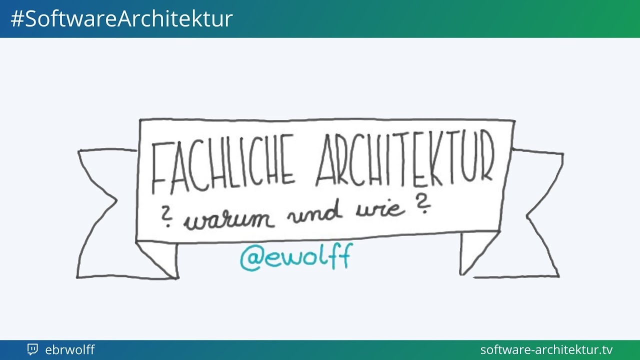 Fachliche Architektur - warum und wie?