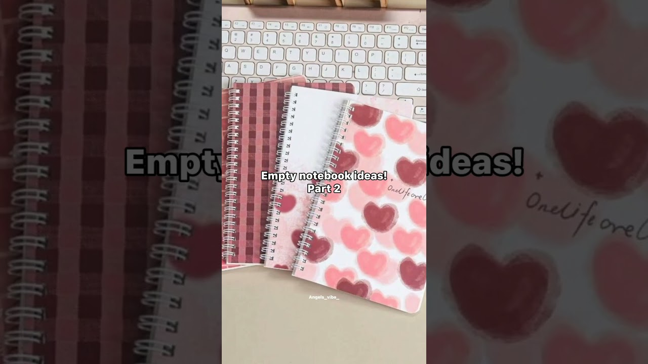 empty notebook ideas part 2 📒 #shorts #trending #journal