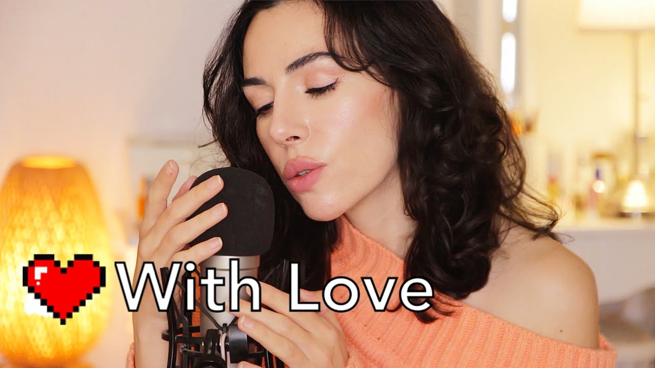 ASMR 🧡 kissing and whispering I love you is the best asmr for sleep and feeling safe