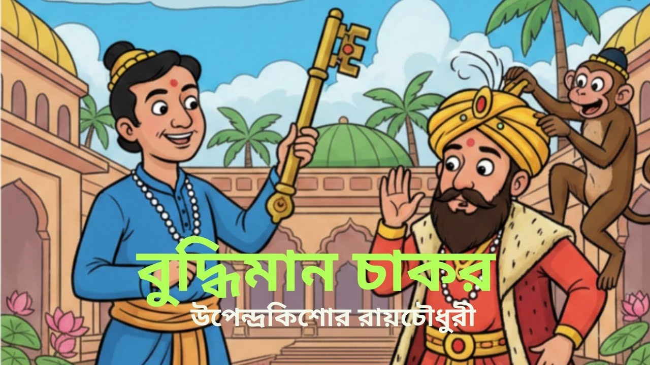 বুদ্ধিমান চাকর || উপেন্দ্রকিশোর রায়চৌধুরী || বাংলা কার্টুন || মজার ভিডিও ||