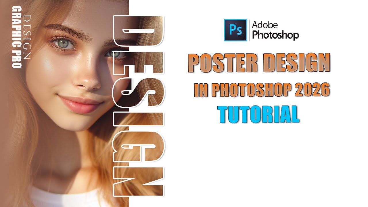 Poster design in photoshop 2026 (tutorial)