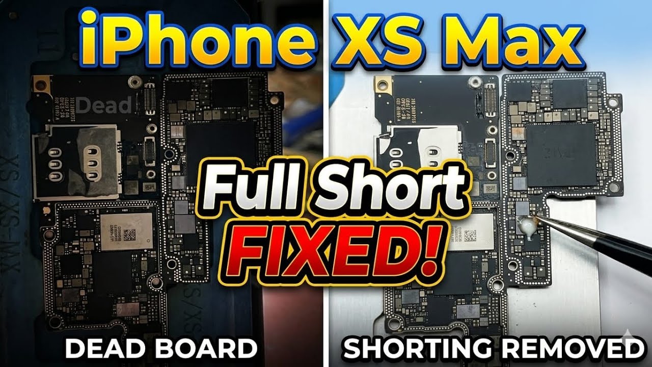 IPHONE XS MAX DEAD CONDITION,FULL SORT#iphone#mobile#repair#fyp#fix#tech#viralvideo#trending#youtube