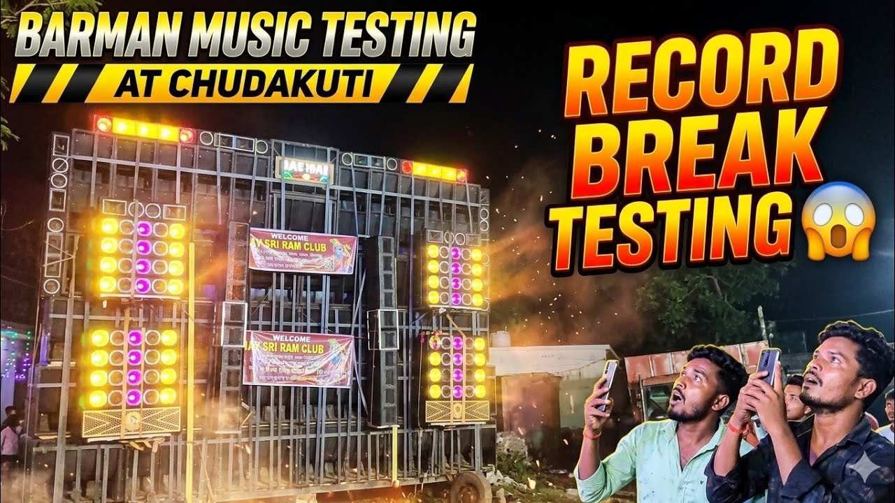 BARMAN MUSIC RECORD BREAK TESTING/SURU ME SAB VAG GEYE @JUSTIN_RAJU _VLOGS