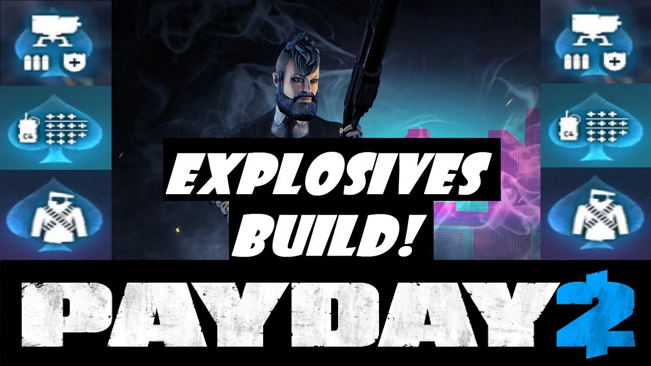 Payday 2: Explosives Build w/ C4+Sentry Guns+Dodge