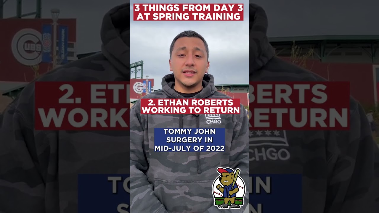Chicago Cubs Spring Training updates on Brennen Davis & Ethan Roberts | CHGO Cubs Podcast