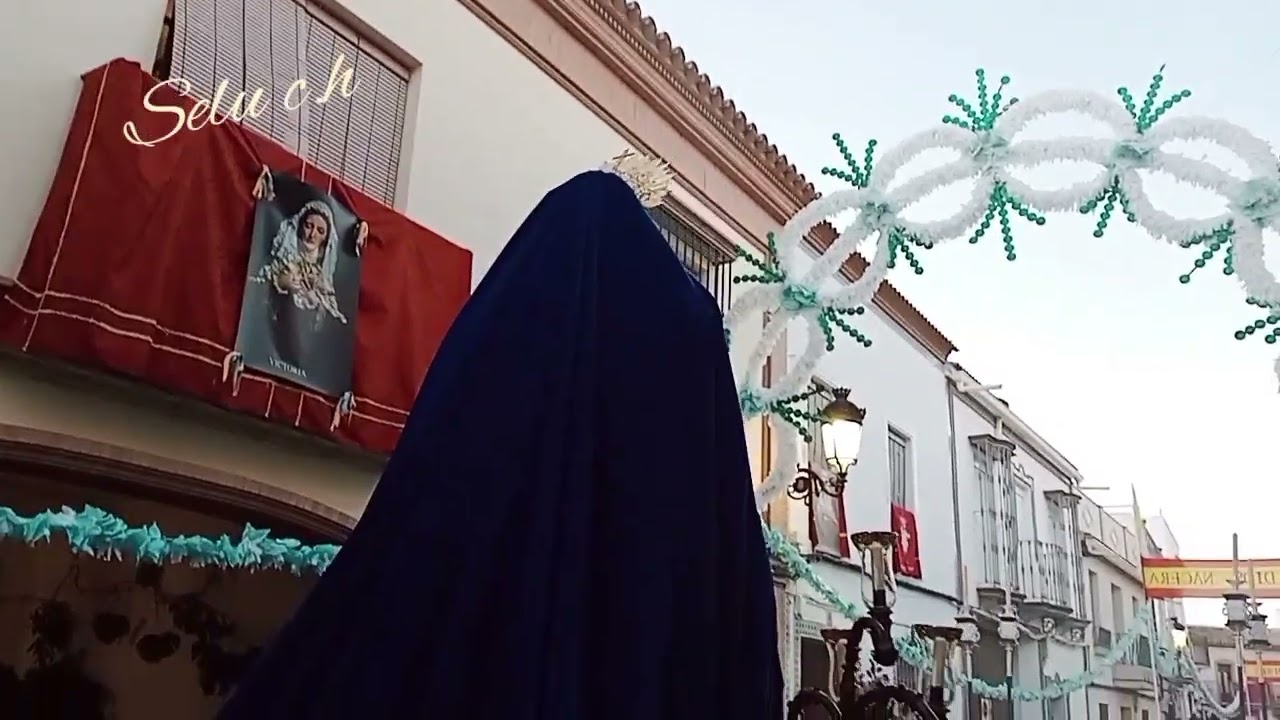VIRGEN DE LA VICTORIA DE OLIVARES DIC 23 PRIMERA SALIDA PROSECIONAL