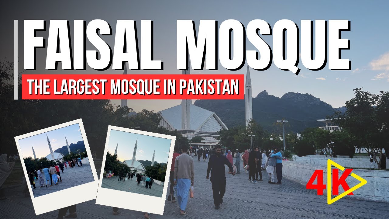 🇵🇰 Faisal Mosque Islamabad || Walk Tour || Historical Place || Fifth Largest Mosque in the World