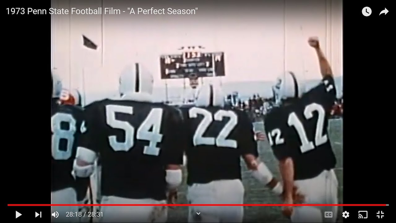 1973 Penn State Football Film - 