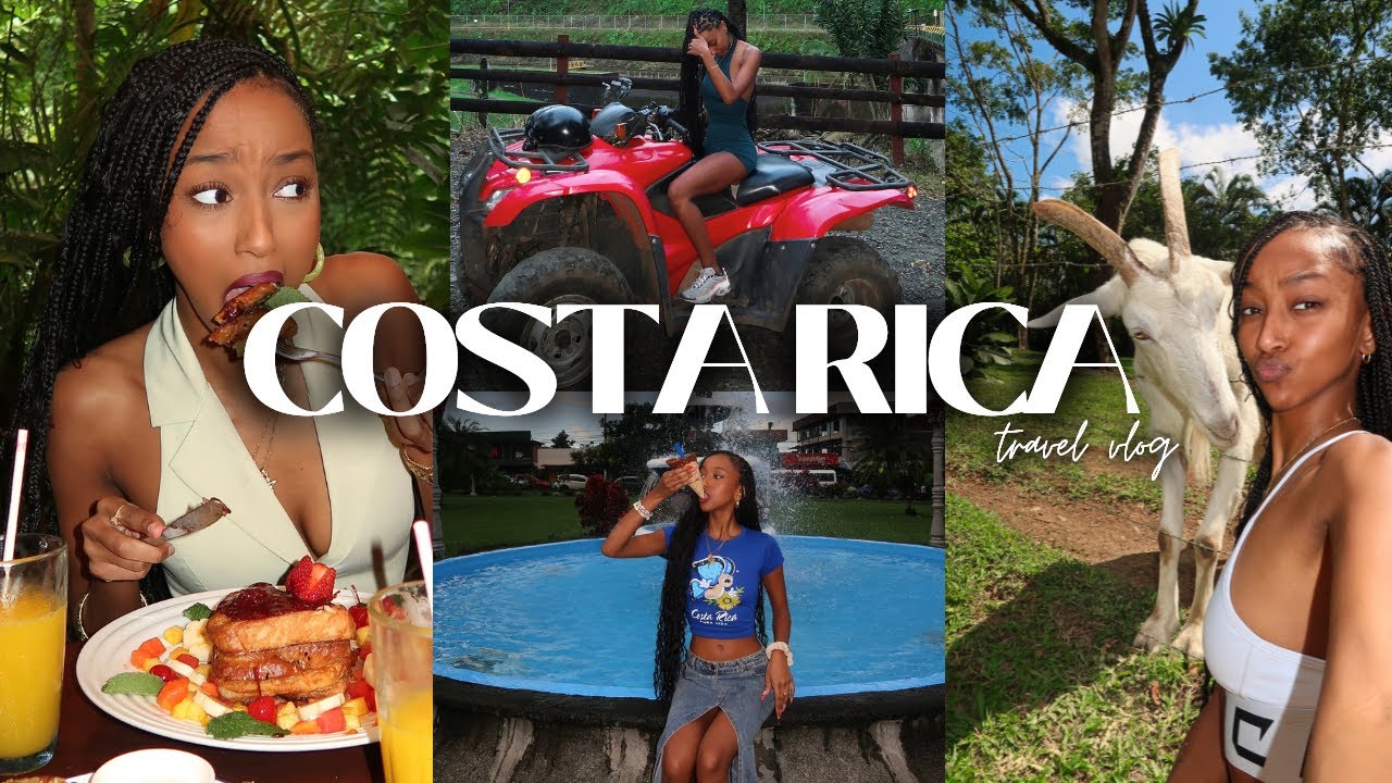 COSTA RICA VLOG🇨🇷 **TRAVEL GIVEAWAY** ATV, FUN OUT ON THE TOWN, CANYONING, ZIPLINING, TOURS + MORE