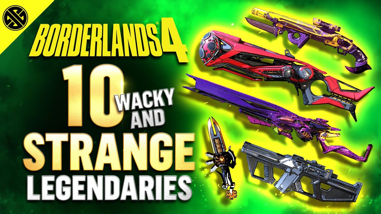 Borderlands 4: 10 СТРАННЫХ легендарных орудий, которые заставят вас задаться вопросом