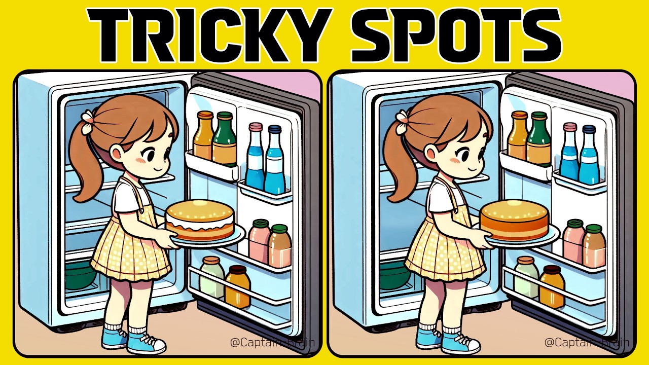 🧠🧩Spot the 3 Differences | Brain-Boosting Puzzles 《A Little Difficult》