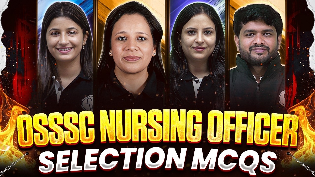 OSSSC Nursing Officer 2026 | Maha Marathon | Complete Revision | Selection MCQs