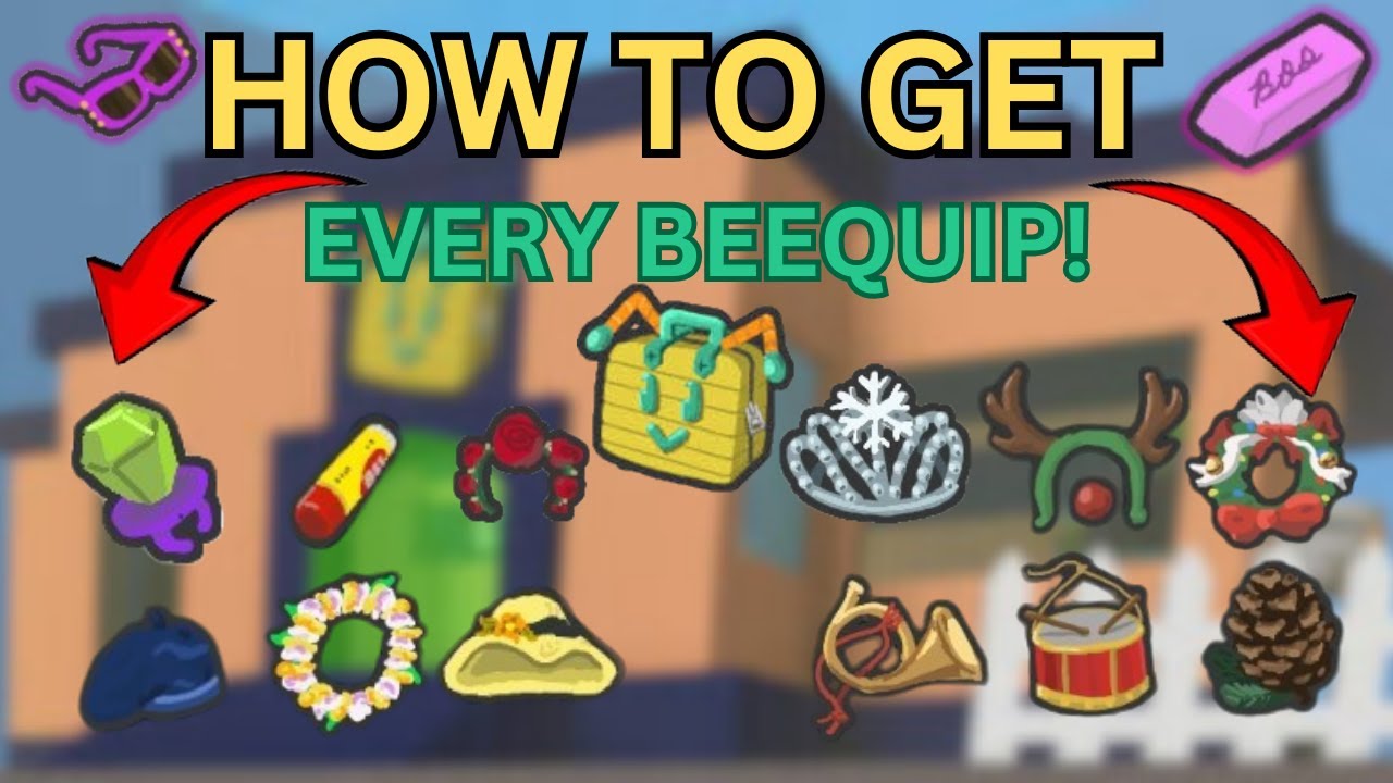 How To Get *EVERY* Beequip | Roblox Bee Swarm Simulator