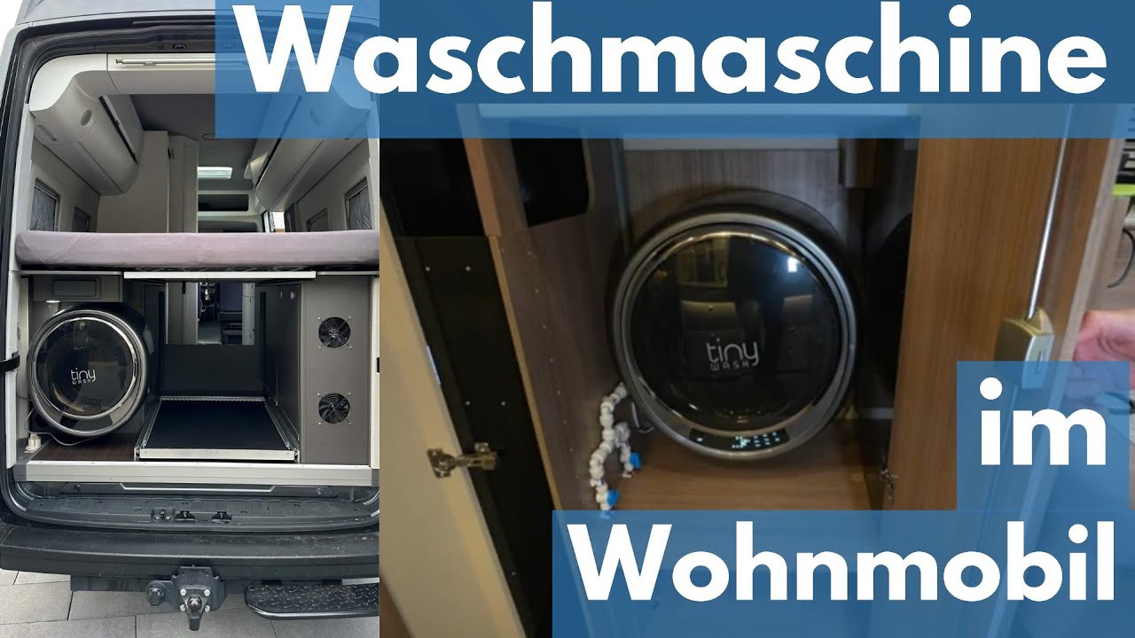 Waschmaschine im Wohnmobil genaue Einbauanleitung Tinywash bei Reimers in Concorde 791 SUV RRL