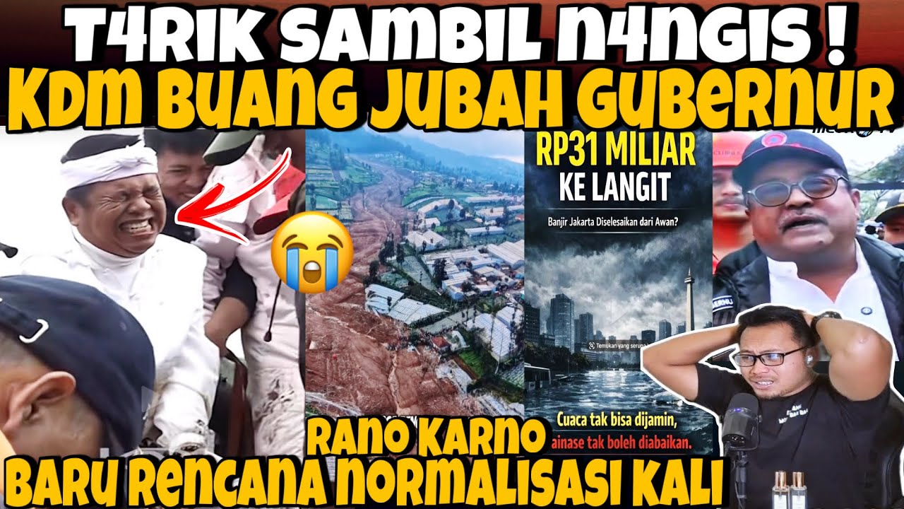KDM BU4NG JUB4H GUB3RNUR!B4NTU W4RGA T4R1K K0RB4N S4MB1L N4NG1S-JAKRTA BARU RENCANA NORMALISASI KALI