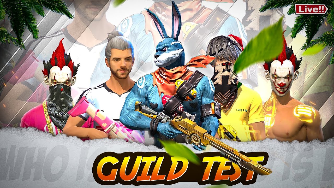 FREE FIRE LIVE GUILD TEST 1VS3,1VS4 💀 | LOAD FOR 50K 🤩 | AZIZURFF