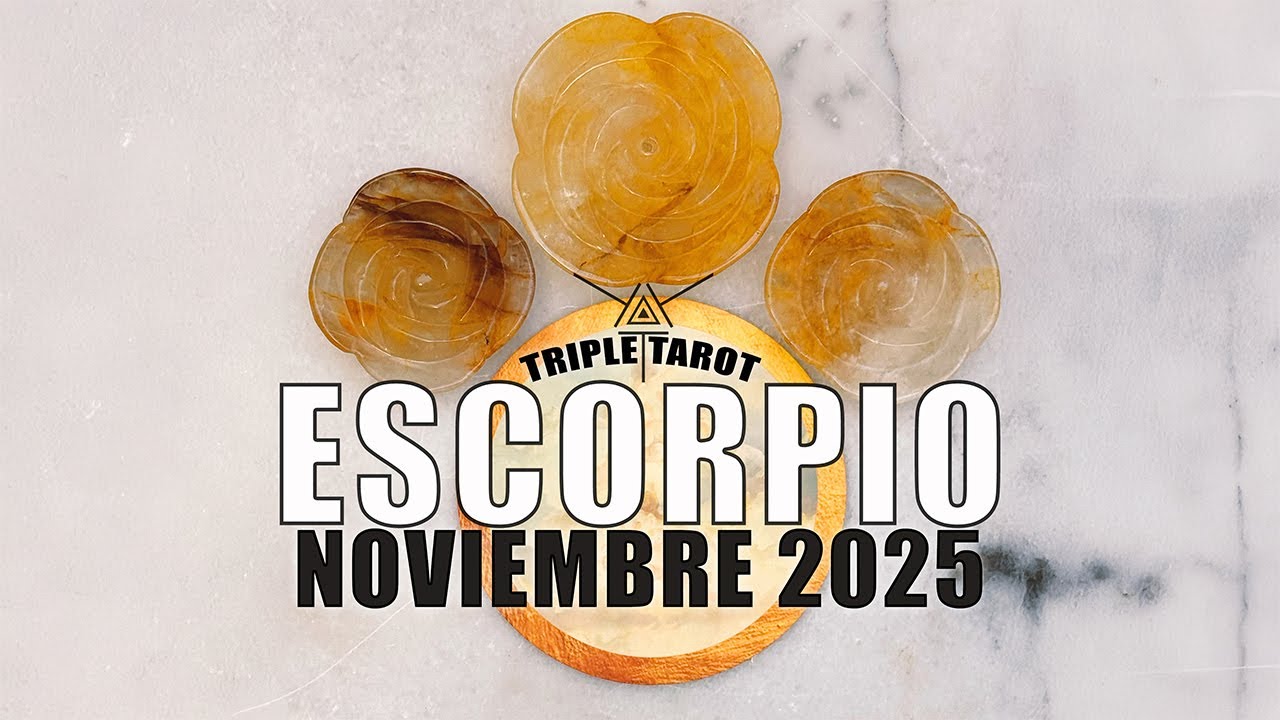 Escorpio ♏️ - Cambios importantes y necesarios! 🌀 Tarot de Triple Cruz Noviembre 2025