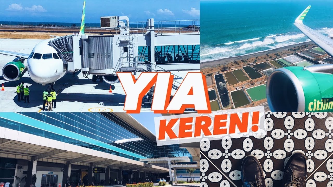 Baru! New Yogyakarta International Airport (YIA) + Flight CITILINK QG133 YIA-HLP. View-nya Juara!