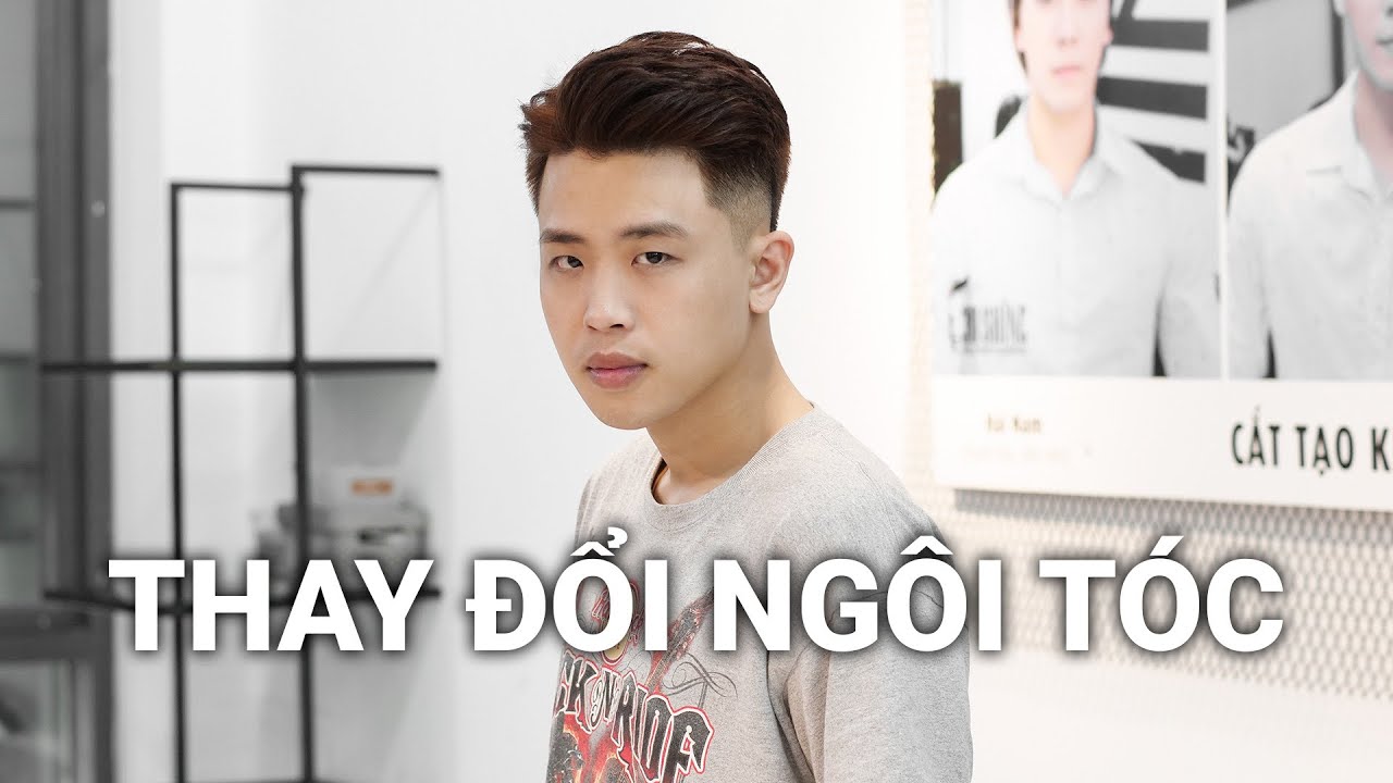 Thay Đổi Ngôi Tóc, Mặt Thanh Thoát Hẳn Lại Chống Hói Sớm