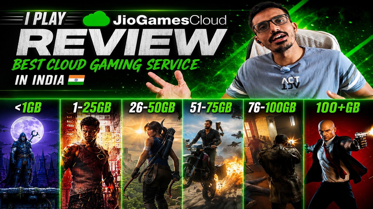 1 gb - 100GB+  I played every game from in JIOGAMES Cloud | Best cloud-gaming service in india