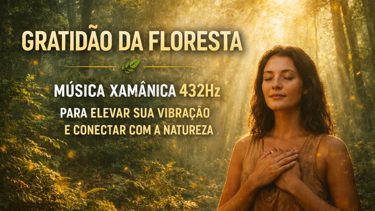 GRATIDÃO DA FLORESTA 🌿 Música Xamânica 432Hz para Elevar sua Vibração e Conectar com a Natureza