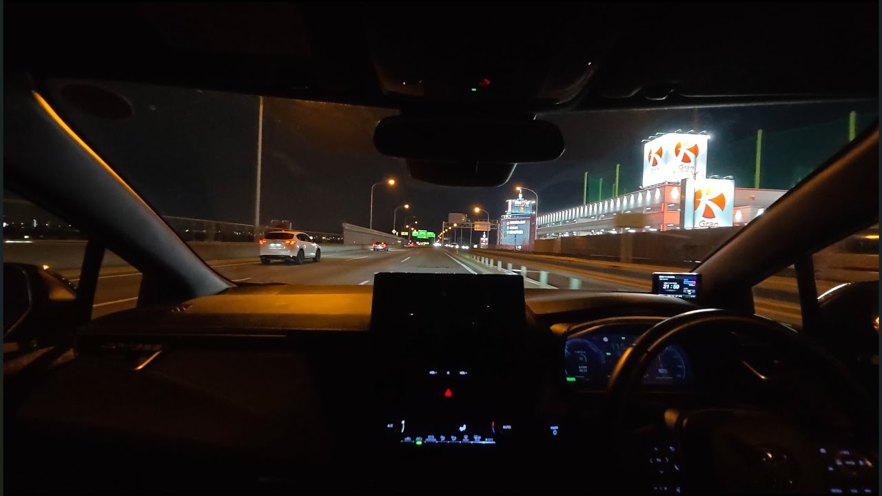 DJI  Osmo Action 6 車載 夜間 低照度 4K 試し撮り