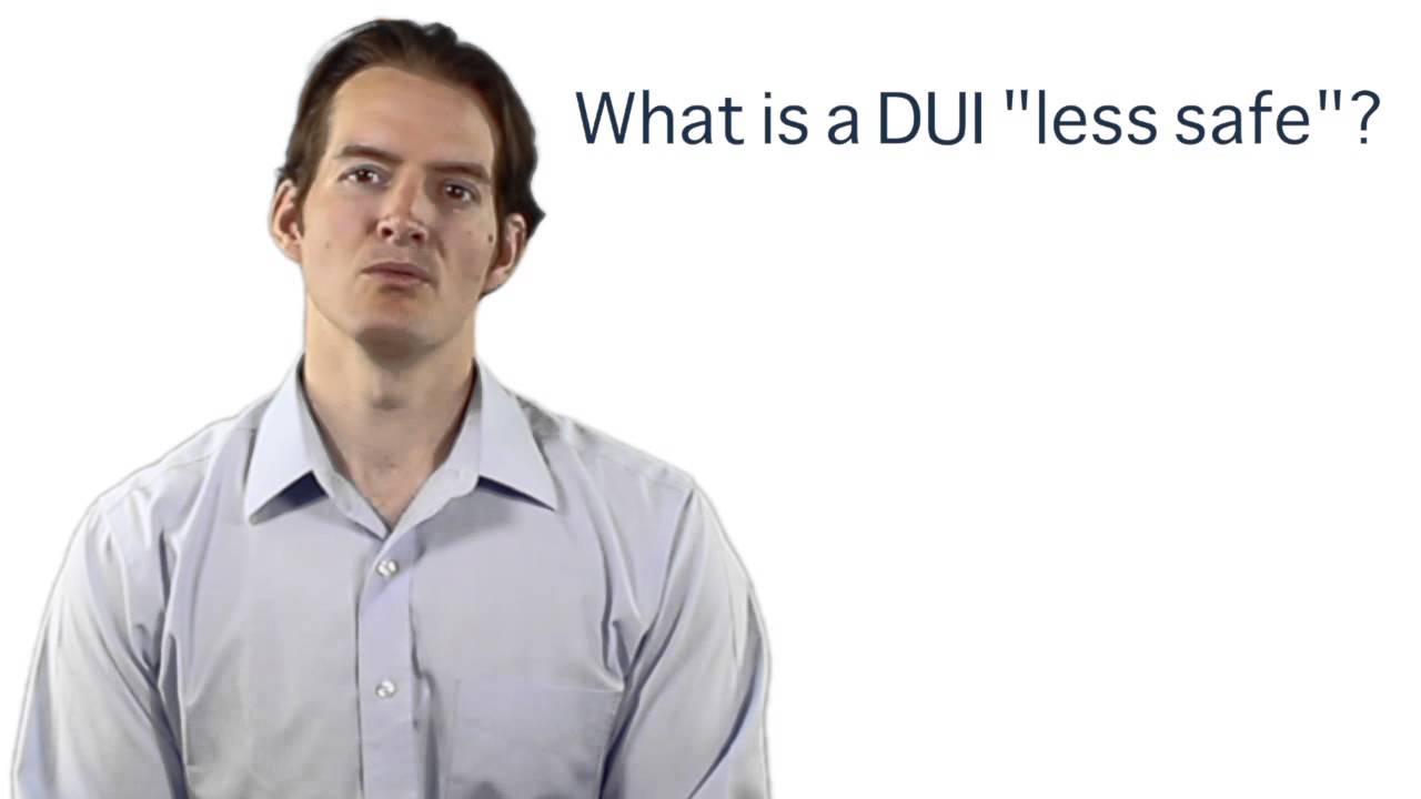 DUI less safe