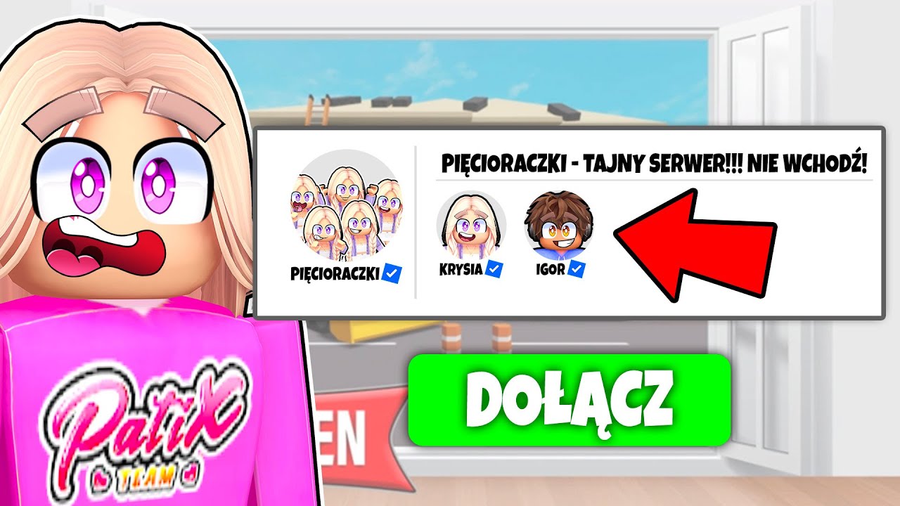 ODKRYŁAM PRYWATNY SERWER PIĘCIORACZKI i ZOBACZYŁAM TO... na BROOKHAVEN w ROBLOX! 😱