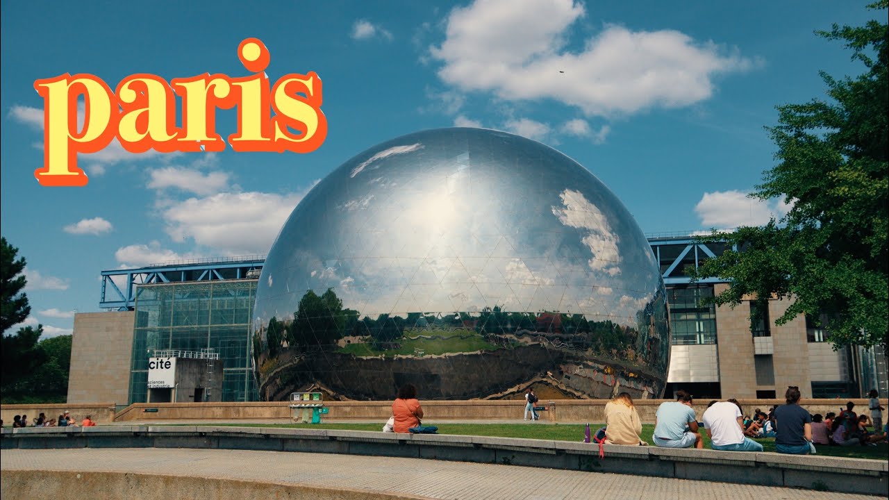 Paris Parc de la Villette walk，HD stereo sound