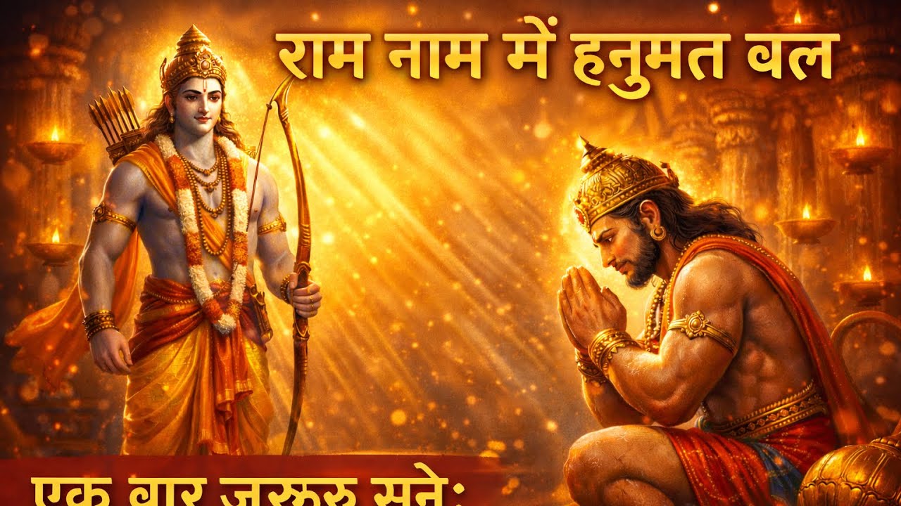 Morning Ram Bhajan | राम नाम में हनुमत बल | Peaceful Bhakti Song jai shree ram