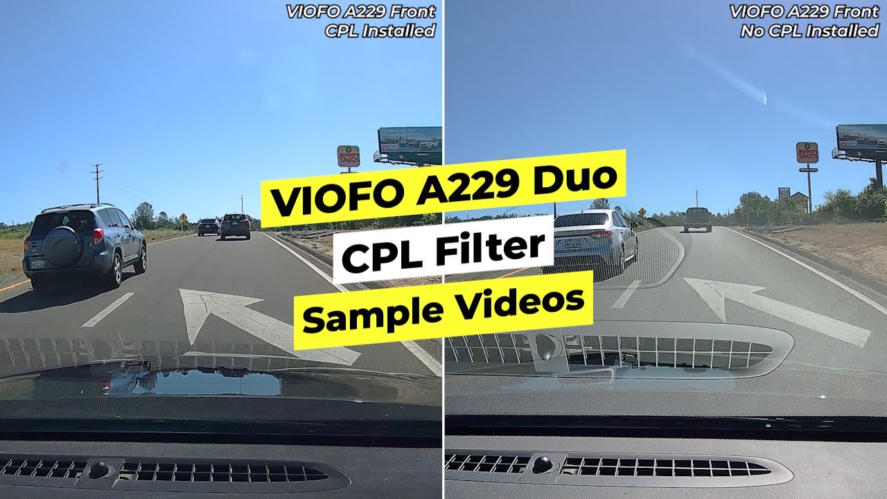 VIOFO A229 Duo - CPL Filter - Sample Footage